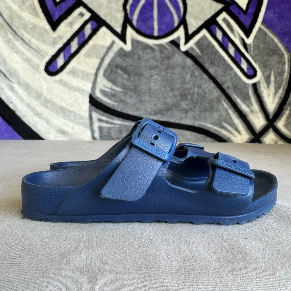 Size 29/C11 - Birkenstock Arizona Essentials EVA (Navy) Unisex Sandals